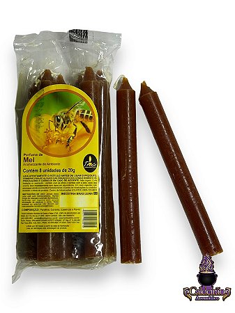 Vela Perfumada Palito N,3 20G 8Un/Pct - Mel