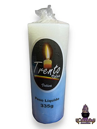 Vela Votiva 57Mm 335G Bicolor - Br/Az