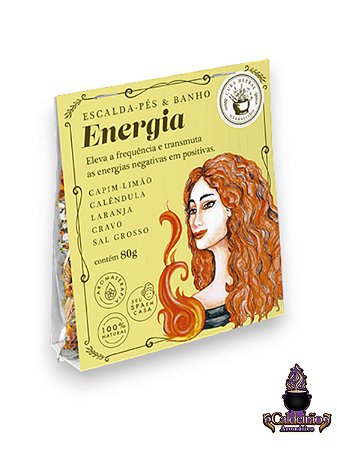 Escalda Pes & Banho Cura Herbal Energia