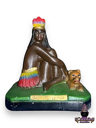 Cabocla Jurema Sentada 20Cm