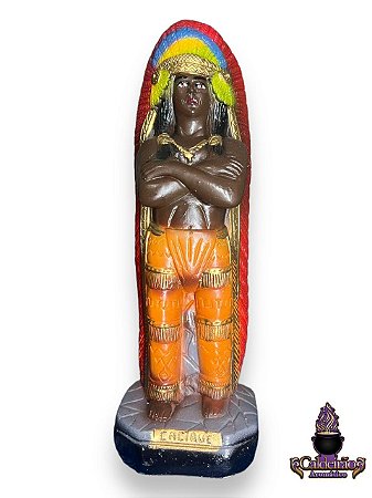 Caboclo Cacique Em Pe 20Cm