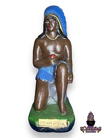 Caboclo Pena Azul 20Cm