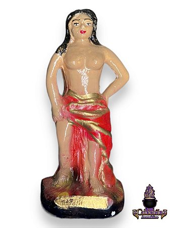 Pomba Gira Maria Padilha Gesso 10Cm