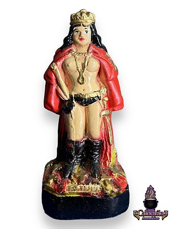 Pomba Gira Rainha Gesso 10Cm