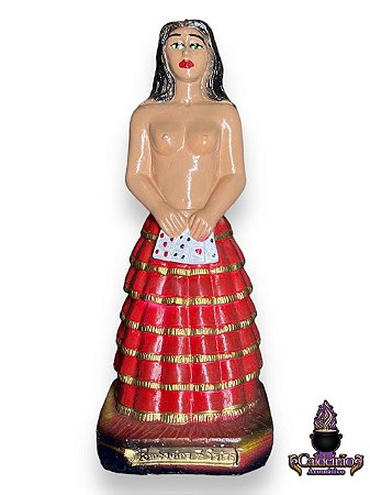 Pomba Gira Sete Saias Fechada 20Cm