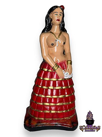 Pomba Gira Sete Saias Fechada 40Cm