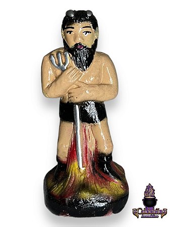 Exu Lucifer Gesso 10Cm