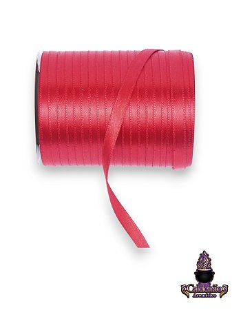 Fita Cetim 06mm Vermelho