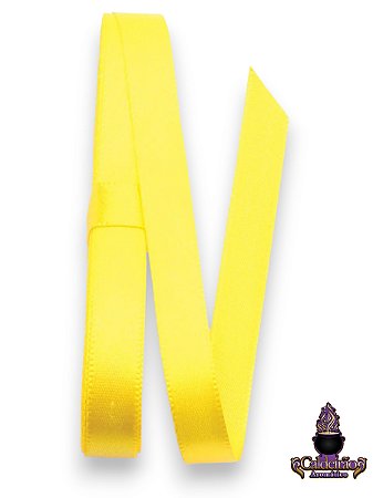 Fita Cetim 10mm Amarelo