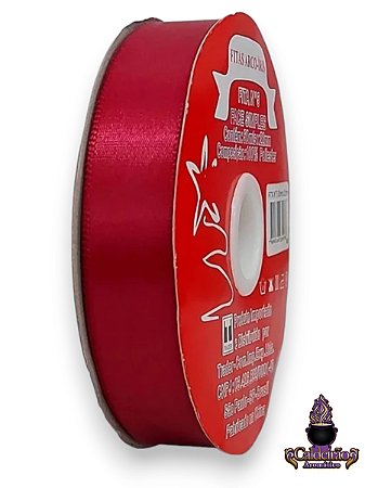 Fita Cetim 20mm Vermelha