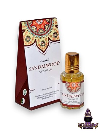 Goloka Oil Perfum Oleo Perfumado Sandalwood Black 10Ml