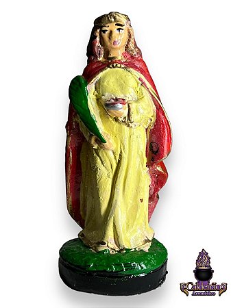 Santa Luzia Gesso 10Cm