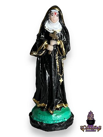 Santa Rita 07Cm Em Resina