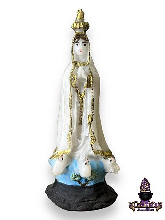 Nossa Senhora De Fatima 07Cm Em Resina
