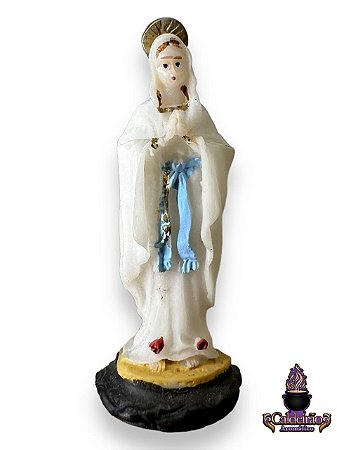 Nossa Senhora De Lourdes 07Cm Em Resina