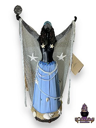 Imagem Resina Grande 35Cm Iemanja Candomble