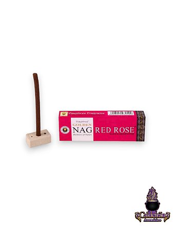 Defumador Tibetano Golden Nag Viajyshree Rose 10 Varetas