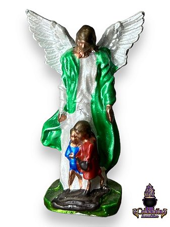 Imagem De Chumbo Colorida Anjo Da Guarda 5Cm