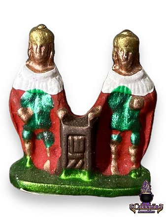 Imagem De Chumbo Colorida Cosme E Damiao 5Cm