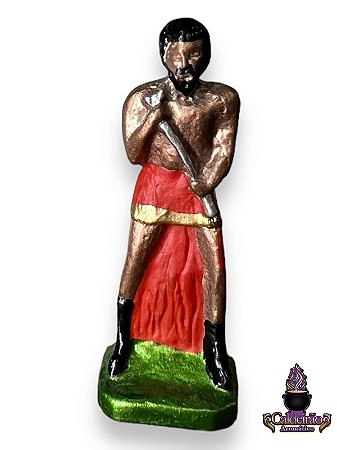 Imagem De Chumbo Colorida Exu 5Cm