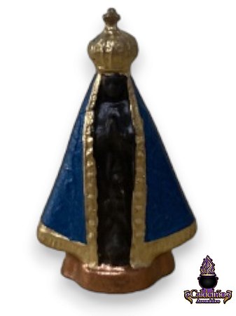 Imagem De Chumbo Colorida Nossa Senhora Aparecida 5Cm