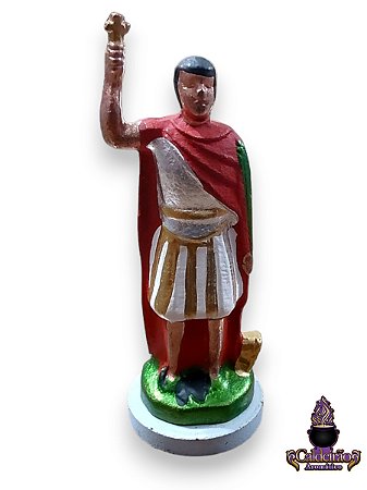 Imagem De Chumbo Colorida Santo Expedito 5Cm