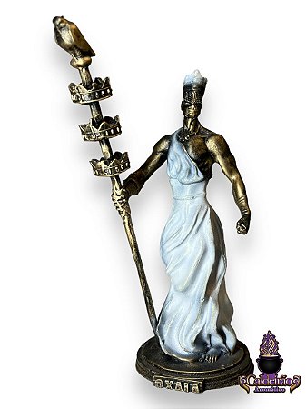 Oxala Candomble Em Resina Especial 25Cm