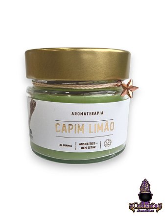 Vela Aromaterapia Atria Capim Limao 140G