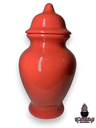 Quartinha De Louca Vermelha 30Cm Sem Asa