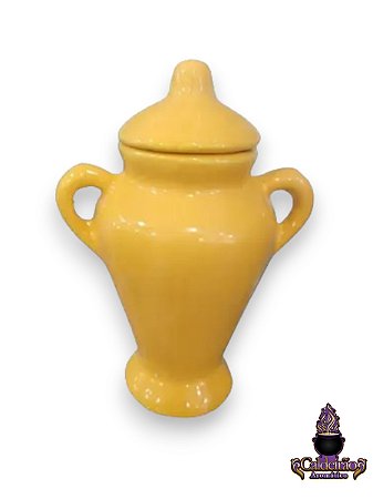 Quartinha Louca 16Cm Amarela C/Asa