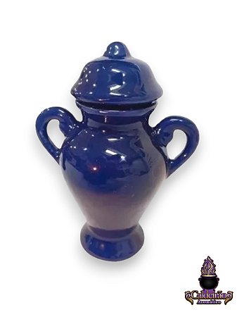 Quartinha Louca 16Cm Azul Escuro C/Asa