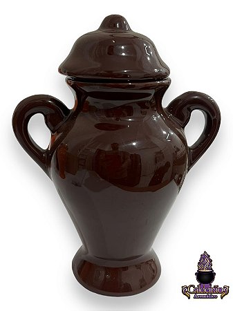Quartinha Louca 16Cm Marrom C/Asa