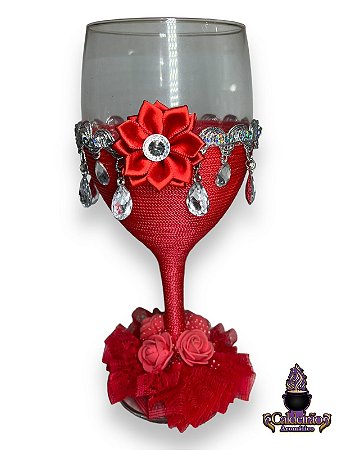 Taca Especial Decorada Tecido Grande Luxo (Variadas)