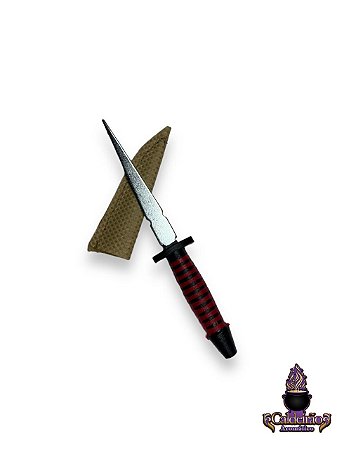 Punhal 09Cm Pt/Vm