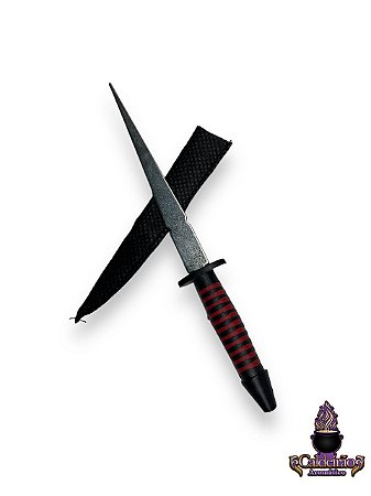Punhal 17Cm Pt/Vm
