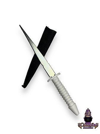 Punhal 17Cm Branco