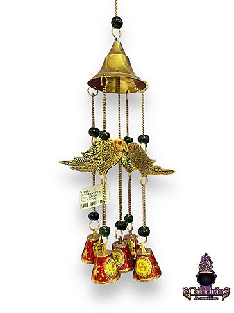 Sino Dos Ventos Dourado Passaros