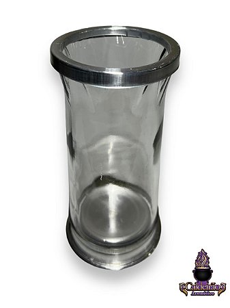 Copo Vela De 7 Dias Base E Borda Aluminio