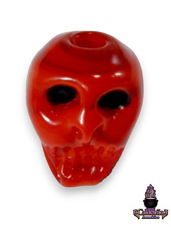 Firma De Caveira Vermelha C Olhos Strass