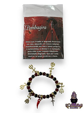 Pulseira Orixas Com Oracao Pomba Gira