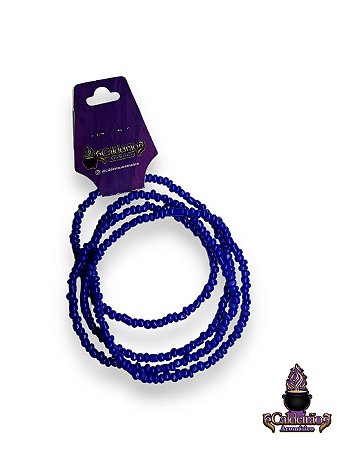 Guia De Missangao Protecao Porcelana Azul Escuro