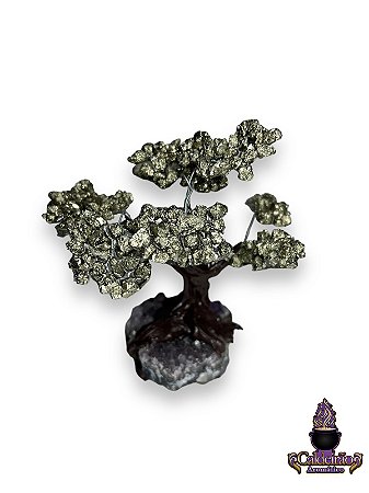 Arvore Bonsai Cristais 15Cm Pirita