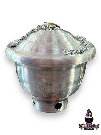 Turibulo Pequeno Em Aluminio
