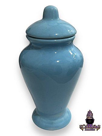 Quartinha Louca 11Cm Azul Claro S/Asa