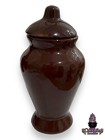Quartinha Louca 11Cm Marrom S/Asa
