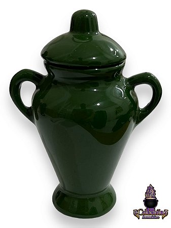 Quartinha Louca 11Cm Verde C/Asa