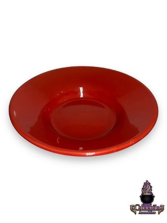 Bacia De Louca Vermelha 27Cm