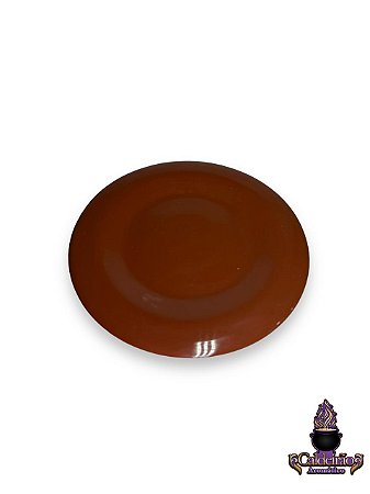 Prato Louca Pao Marrom 14Cm