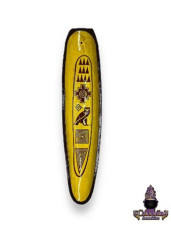 Incensário Peruano Canoa Amarelo