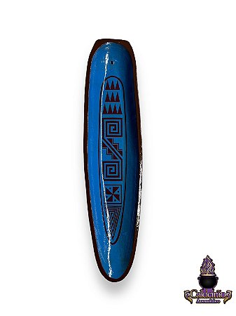 Incensário Peruano Canoa Azul Escuro